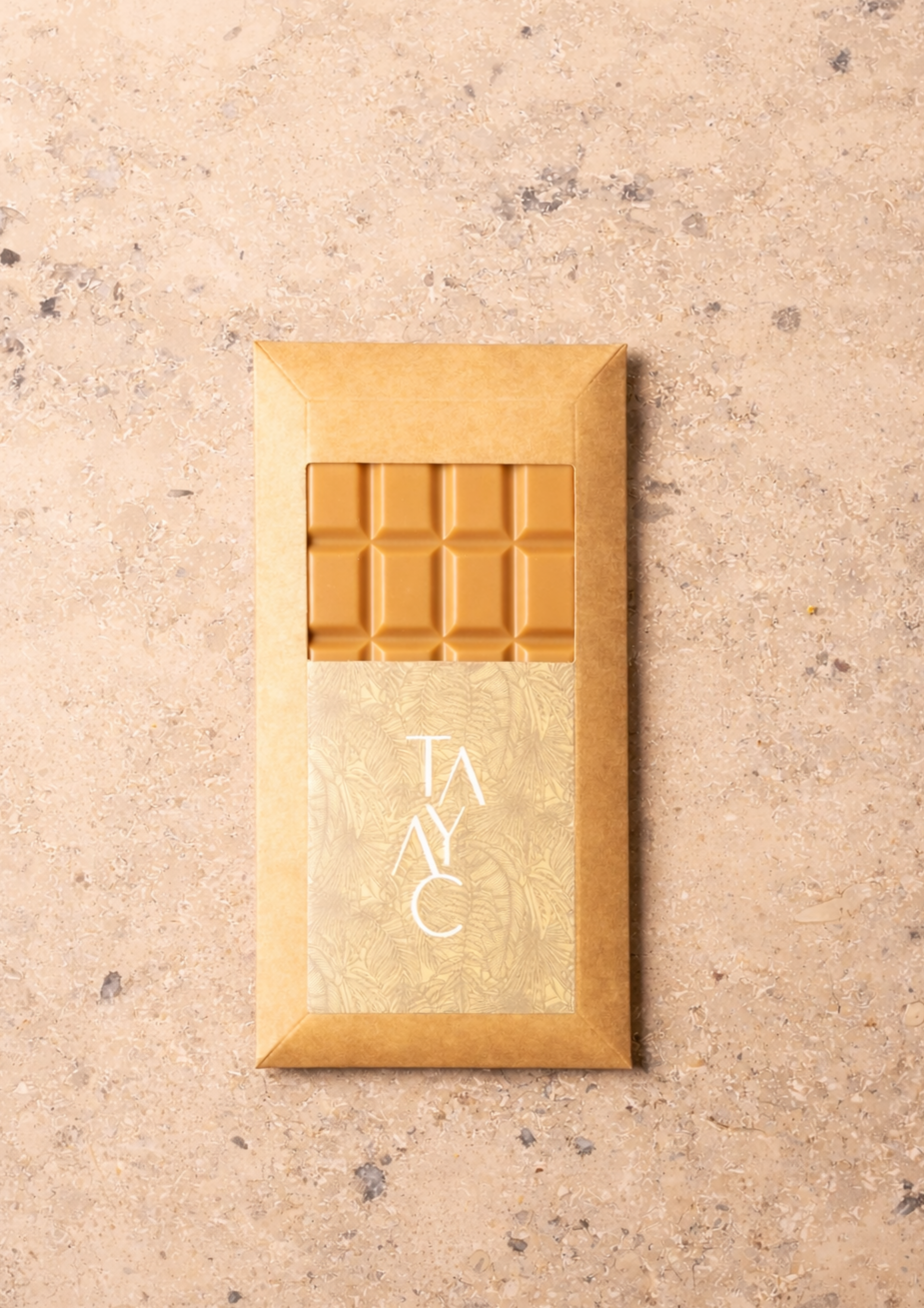 Tablette de chocolat blond